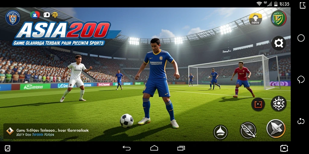 Tampilan gameplay seru dan kompetitif dari ASIA200.