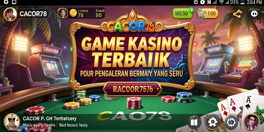 Screenshot CACOR78 menampilkan grafis cemerlang dan gameplay menarik.