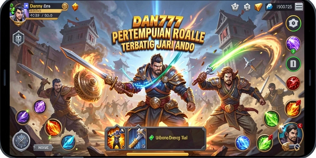 Tangkapan layar dari pertempuran seru di DAN777 yang penuh aksi.