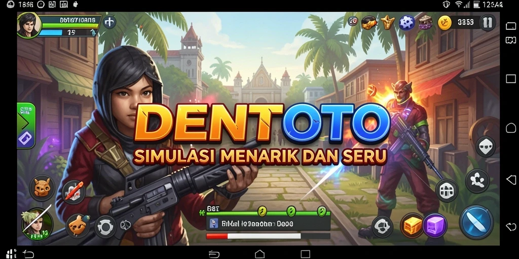 Screenshot menunjukkan gameplay menarik DENTOTO dalam simulasi kedokteran gigi.