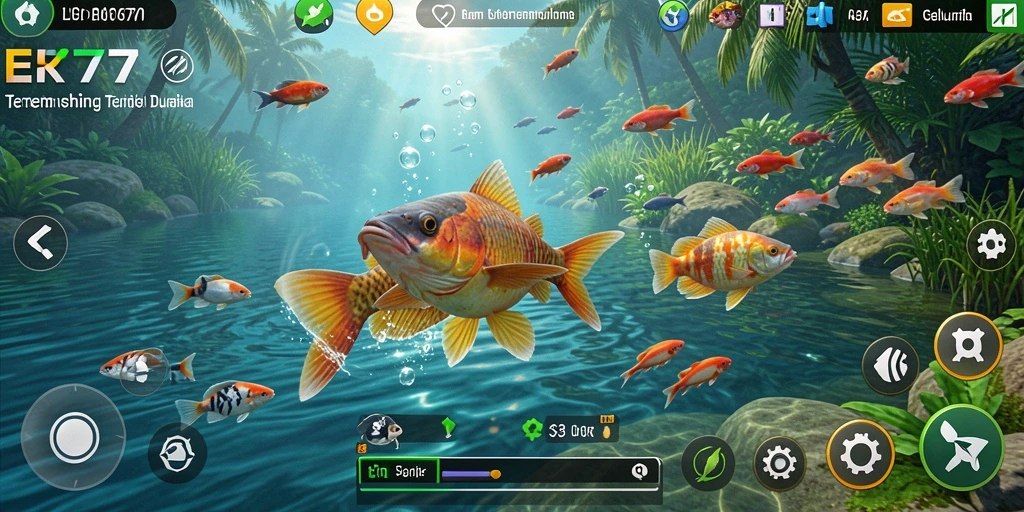 Screenshot gameplay ER777 menampilkan pengalaman memancing yang mendebarkan.