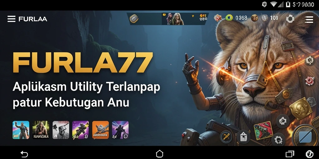 Tampilan antarmuka utama FURLA77 yang intuitif dan menarik.