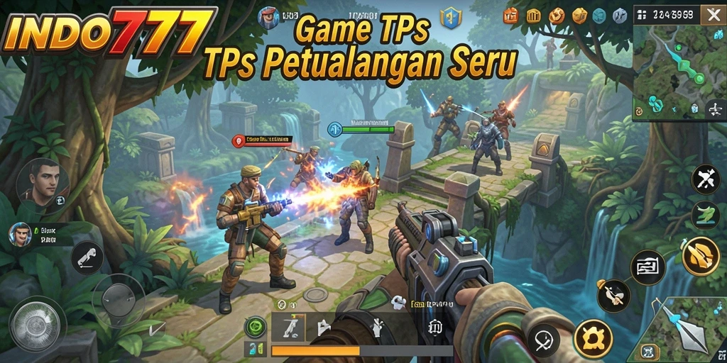 Tampilan gameplay seru dari INDO777 dengan aksi tembak-menembak yang mendebarkan.