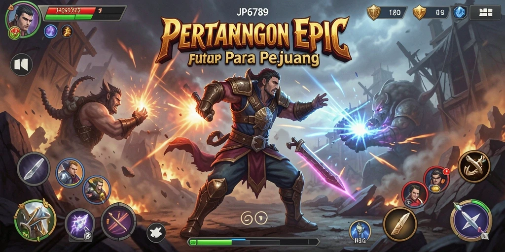 Gameplay penuh aksi dari JP6789 dalam pertarungan Fighting.