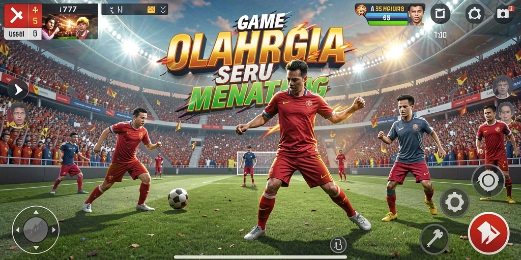 Tampilkan gameplay menarik dalam L777 dengan atmosfer olahraga yang menyenangkan.