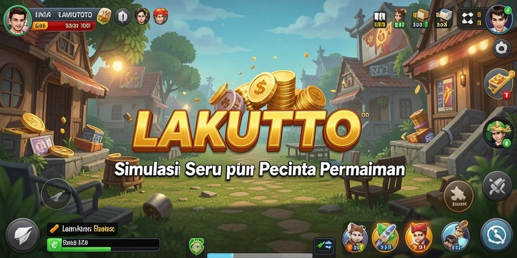 Tampilan menarik dari gameplay simulasi LAKUTOTO.