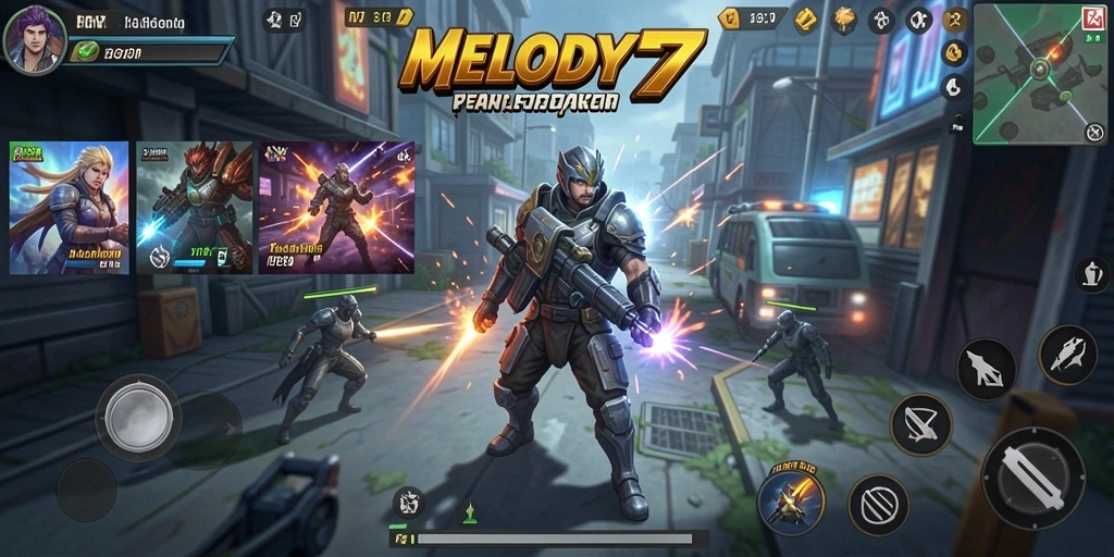 Tampilan gameplay menarik dari <strong>MELODY77</strong> yang penuh strategi.