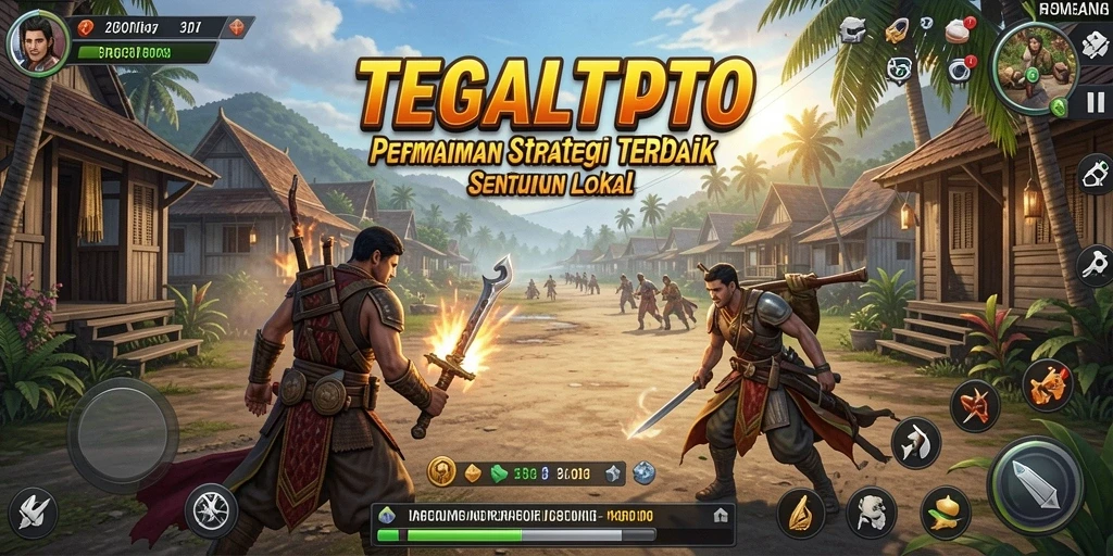 Screenshot gameplay TEGALTOTO menunjukkan aksi strategi yang mendebarkan.