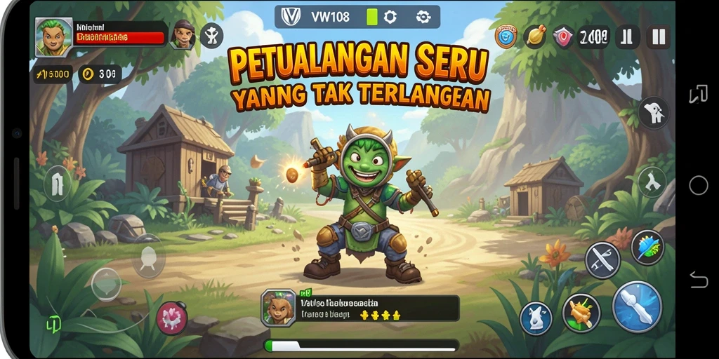 Menampilkan gameplay seru dengan berbagai tantangan dalam <strong>VW108</strong>.